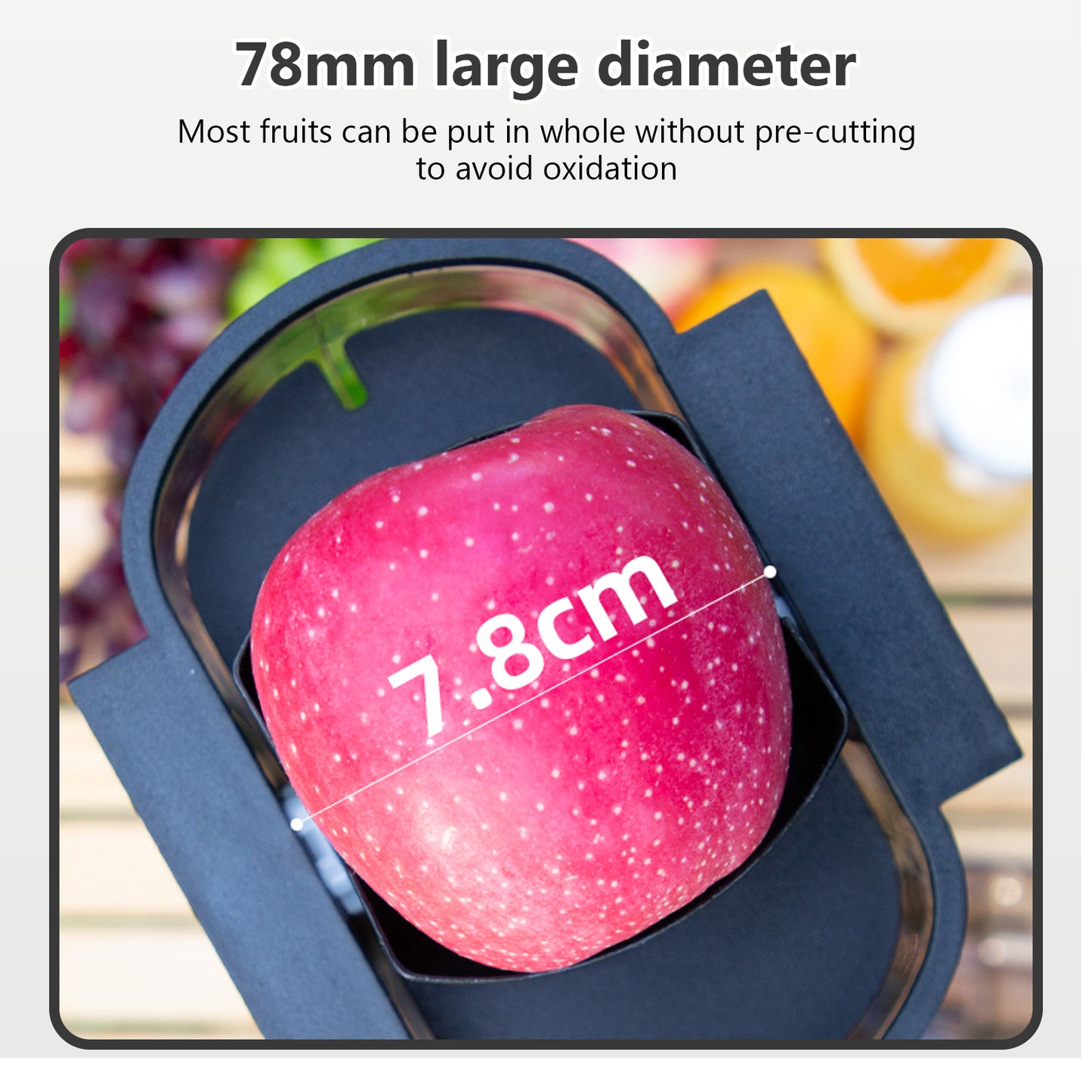 Cold Press Juicer, 250W Slow Masticating Juicer,Big Wide Feed Chute–Fits Whole Fruits & Vegetables – High Juice Yield, Easy to Clean, BPA-Free, 55 RPM Quiet Motor –Perfect for Home & Family